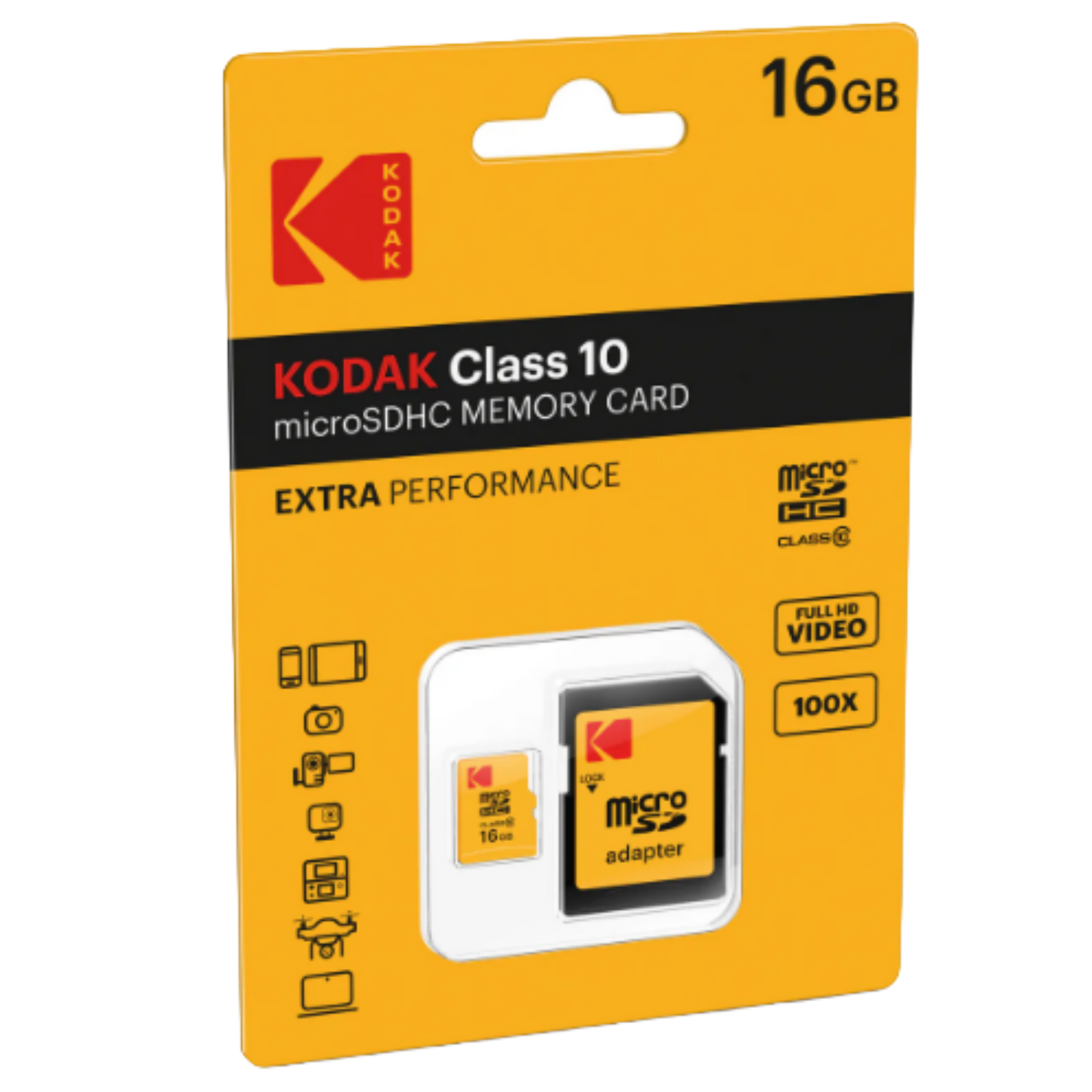 KODAK CLASS 10 microSDHC 16gb