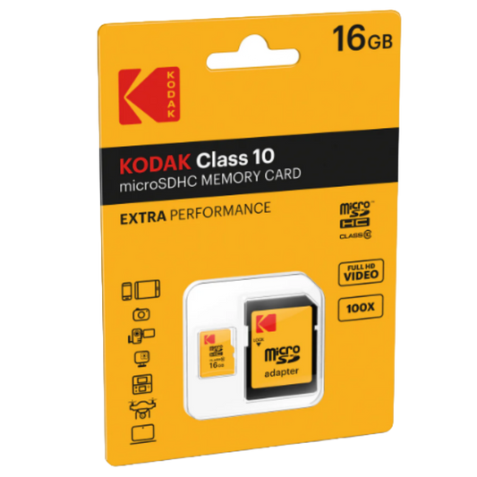 KODAK CLASS 10 microSDHC 16gb