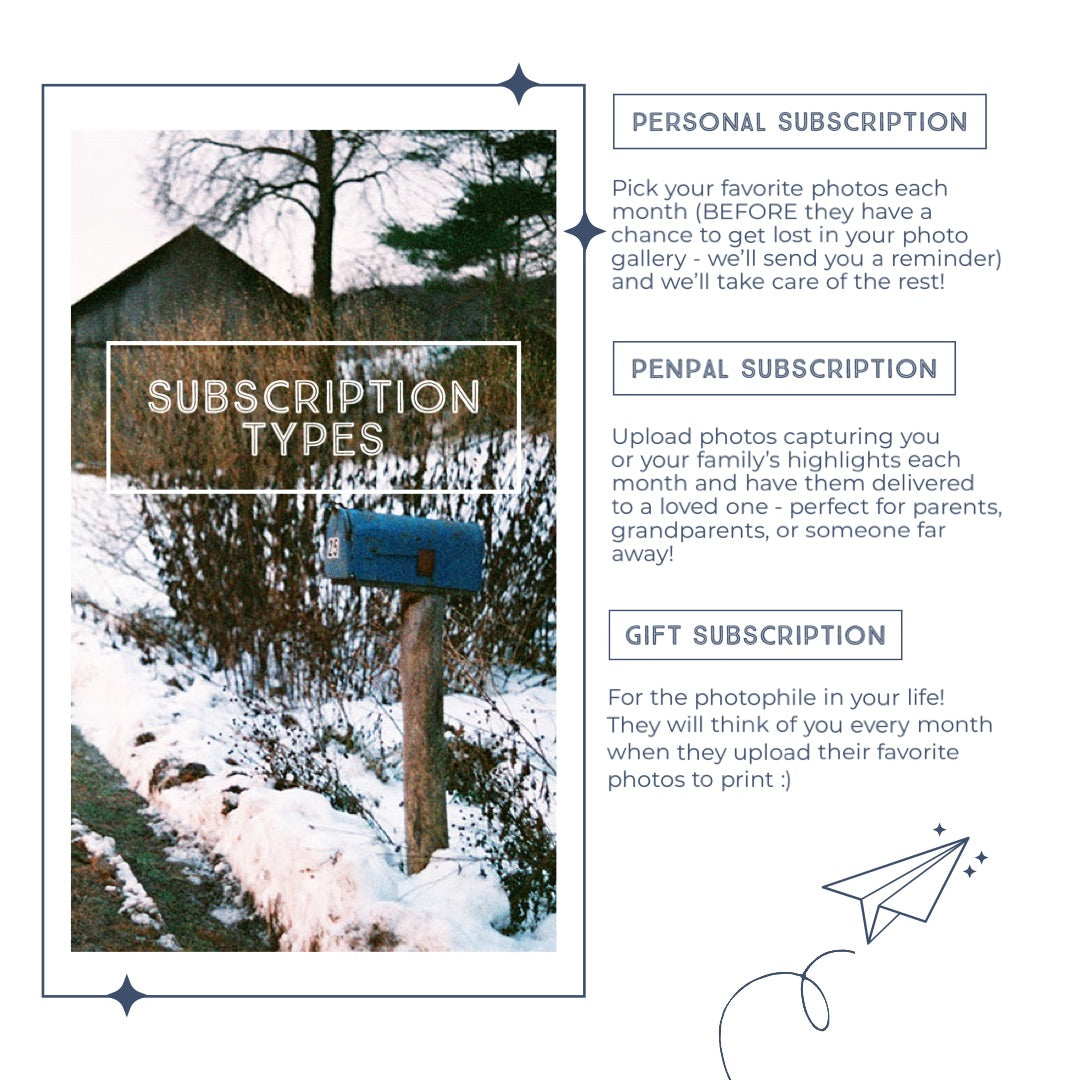 Monthly 4x6 Print Subscription