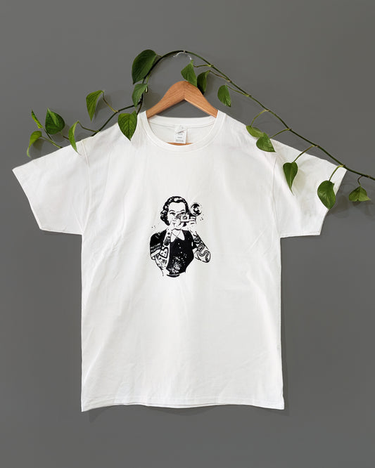 Short Sleeve Vintage Girl Tee